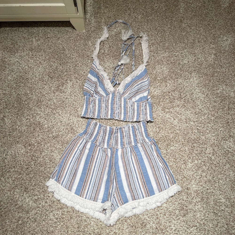Skirt and top set